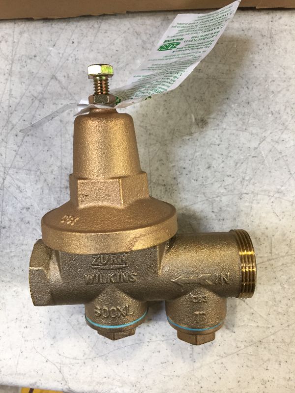 Photo 3 of 1 in. Bronze FIP x FIP Water Pressure Reducing Valve with No Lead
