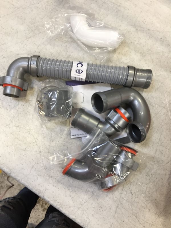 Photo 1 of 1-1/2 in. All-in-One Drain Kit for Single Bowl Kitchen Sinks, Bar Sinks and Utility Sinks
