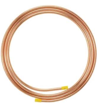 Photo 1 of 1/4 in. x 20 ft. Soft Copper Refrigeration Coil Tubing
