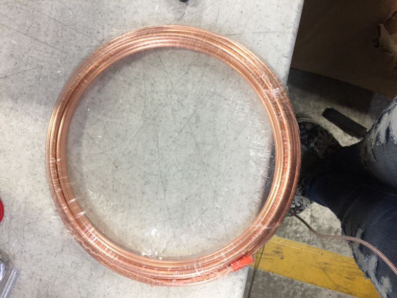 Photo 2 of 1/4 in. x 20 ft. Soft Copper Refrigeration Coil Tubing
