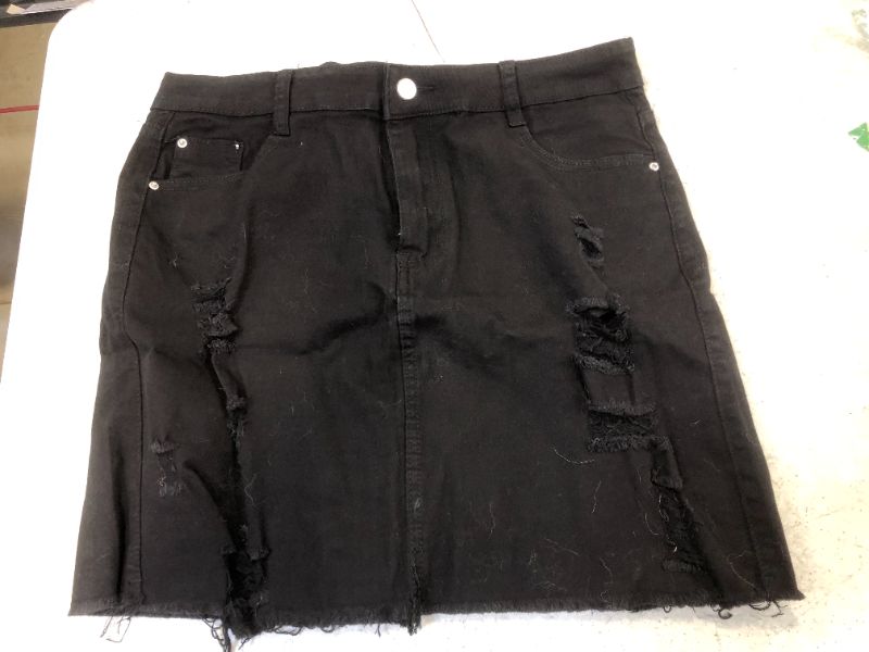 Photo 1 of jean shorts color black size extra large 