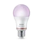 Photo 1 of Color and Tunable White A19 LED 60-Watt Equivalent Dimmable Smart Wi-Fi Wiz Connected Wireless Light Bulb