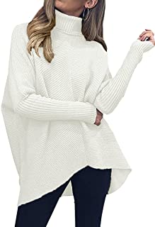 Photo 1 of OVERSIZED Womens Long Sleeve Sweater Irregular Hem Casual Pullover Knit Tops SIZE SMALL