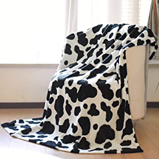 Photo 1 of Cow Blanket, Ultra Soft Cow Print Blanket Flannel Fleece SMALL