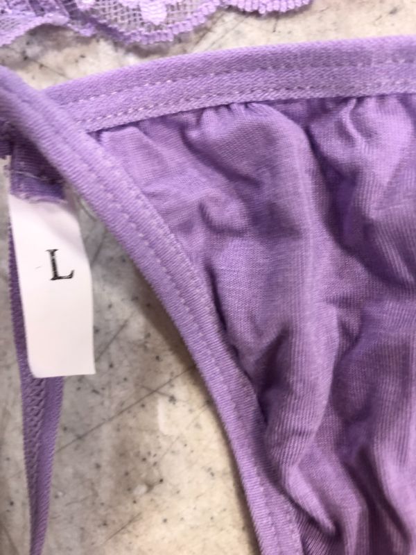 Photo 2 of avidlove  brand lace lingerie color purple size large 