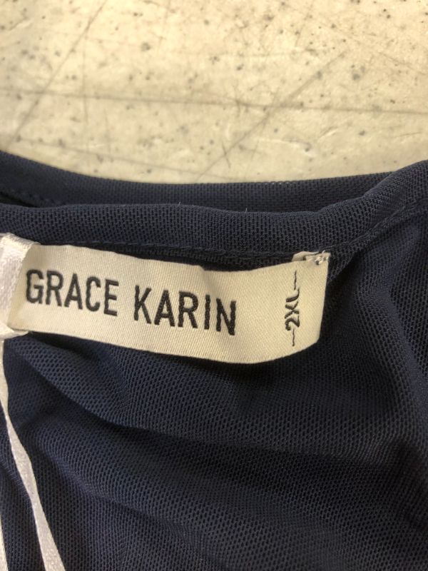 Photo 3 of grace karin brand long sleeve color blue size extra extra large 