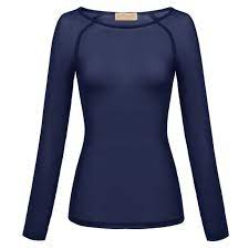 Photo 1 of grace karin brand long sleeve color blue size extra extra large 