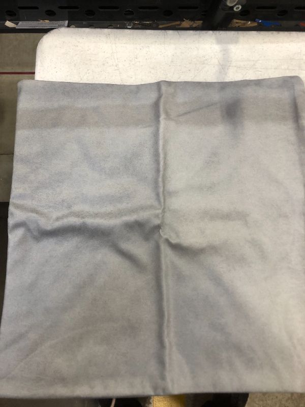 Photo 1 of 19.5 x 19.5 pillow cover color grey soft material 