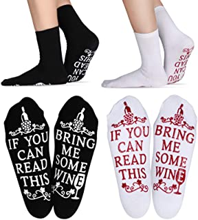 Photo 1 of Beer Gifts for Women Men, Christmas Funny Gifts for Mom Dad Grandma, Birthday Gift Ideas, If You Can Read This Bring Me A Cold Beer Socks, Stocking Stuffers and Gift Boxes (Two Pairs)-  [[ 8 SETS ]]