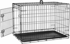 Photo 2 of AmazonBasics Single Door Folding Metal Cage Crate For Dog or Puppy - 36 x 23 x 25 Inches