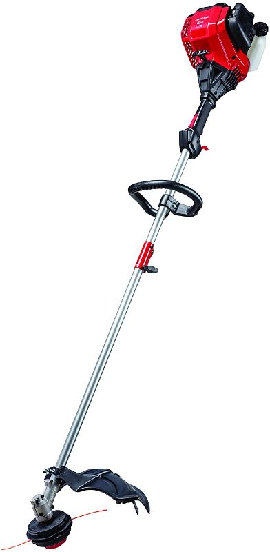 Photo 1 of Craftsman CMXGTAMD30SA 30cc 4-Cycle 17-Inch Straight Shaft Gas Powered String Trimmer and Brushcutter-Weed Wacker with Attachment Capability for Lawn Care, Liberty Red - missing blade extension
