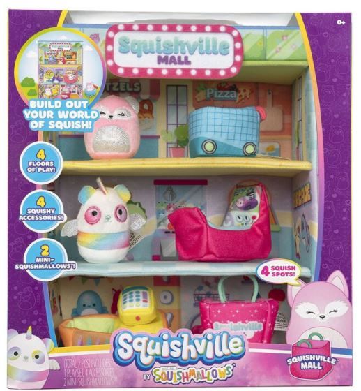 Photo 1 of Squishmallows Squishville! Squishville Mall 2-Inch Mini Plush Playset