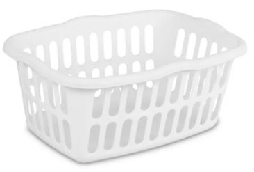 Photo 1 of 1.5 Bushel Rectangular Laundry Basket White - Room Essentials™ PACK OF 3 

