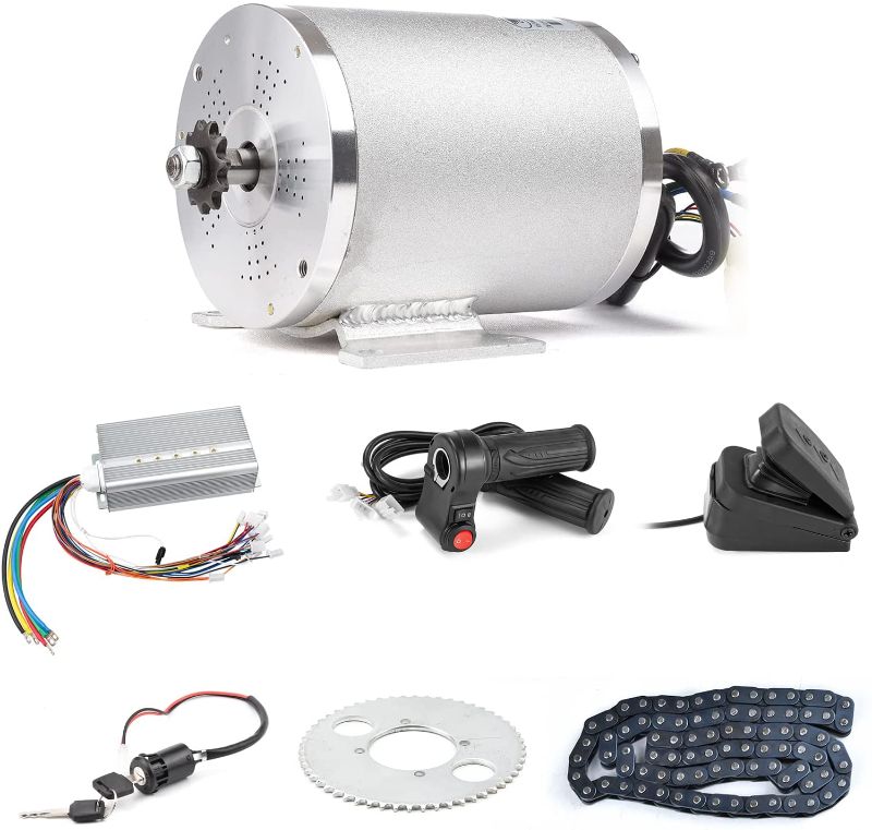 Photo 1 of BLDC 72V 3000W Brushless Motor Kit with 24 Mosfet 50A Controller and Throttle for Electric Scooter E Bike Engine Motorcycle DIY Part Conversion Kit
