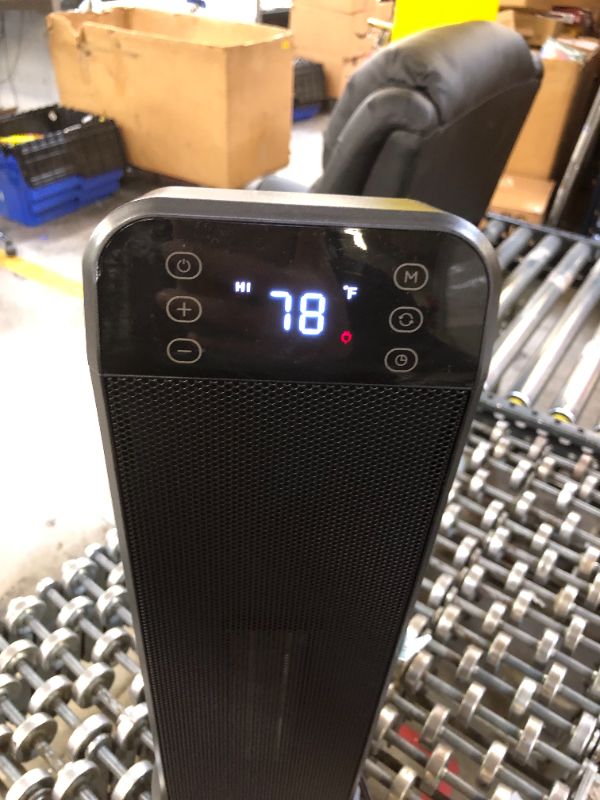 Photo 1 of Space Heater, Safest 1500W PTC Dreo 24" Ceramic Tower Electric Space Heaters with Remote for Home
