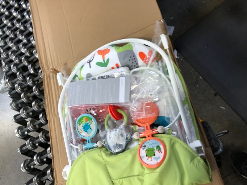 Photo 3 of Fisher-Price Baby's Bouncer – Forest Explorers, Baby Bouncing Chair for Soothing and Play for Newborns and Infants
