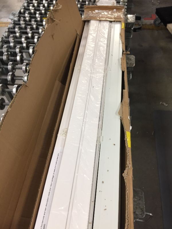 Photo 1 of 2" Cordless Faux Wood Blind 68.5" W x 60" H, Inside Mount

