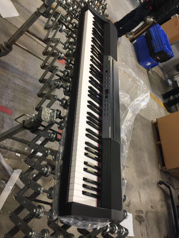 Photo 5 of Alesis Prestige Artist - 88 Key Digital Piano with Full Size Graded Hammer Action Weighted Keys, Multi-Sampled Sounds, 50W Speakers, FX and 256 Polyphony
