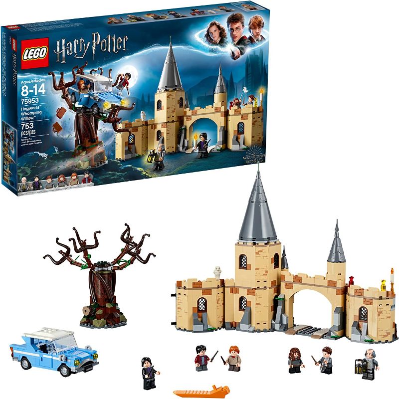 Photo 1 of LEGO Harry Potter and The Chamber of Secrets Hogwarts Whomping Willow 75953 Magic Toys Building Kit, Prisoner of Azkaban, Hedwig, Hermoine Granger and Severus Snape (753 Pieces)
