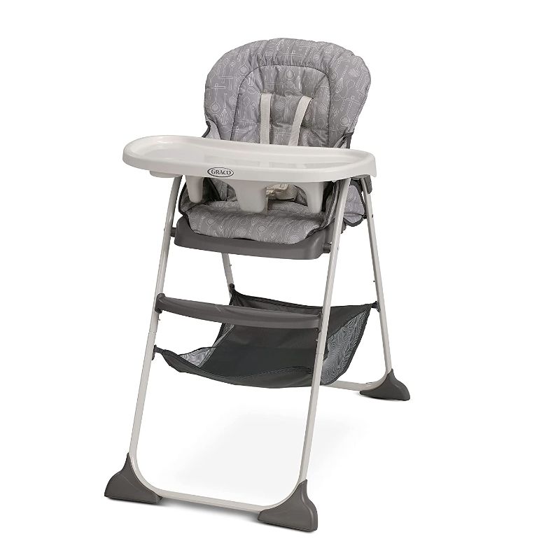 Photo 1 of Graco Slim Snacker High Chair, Ultra Compact High Chair, Whisk
