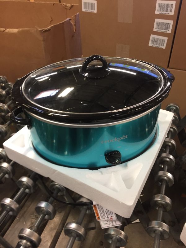 Photo 1 of Crock-Pot SCV700-KT Deisgn to Shine 7QT Slow Cooker, Turquoise