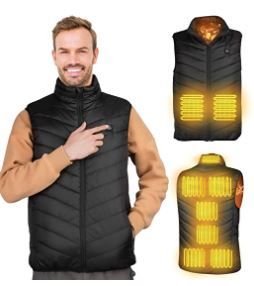 Photo 1 of Heated Vest For Man Women, Eventek USB Heated Vest Rechargeable WITH BATTERY 
