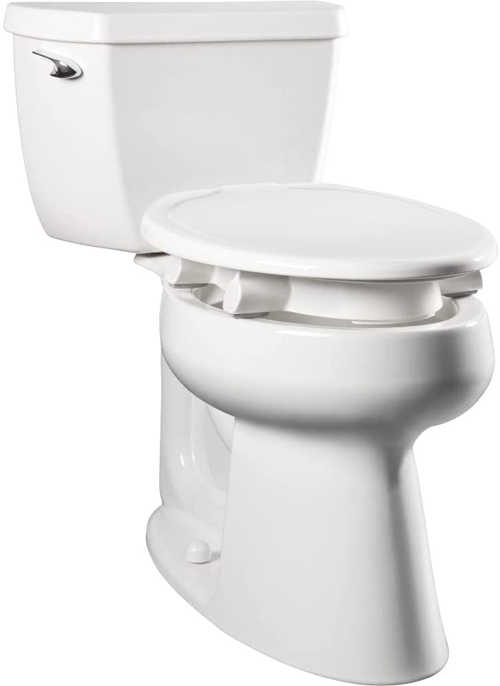 Photo 1 of Bemis 7YE85310TSS 000 New Larger Size Clean Shield 3" Raised Toilet Seat, Elongated, White
