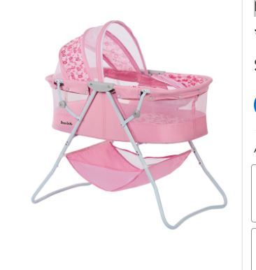 Photo 1 of Dream On Me Karley Bassinet, Pink
