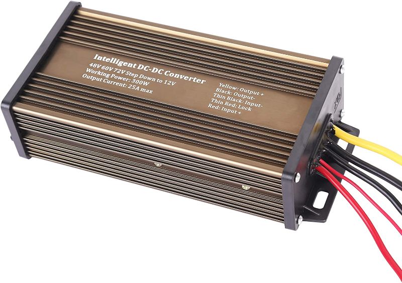 Photo 1 of Pro Chaser DC-DC 72V 60V 48V Volt Voltage to 12V Step Down Voltage Reducer Regulator 180W 15A for Scooters & Bicycles Golf cart (25A 300W)
