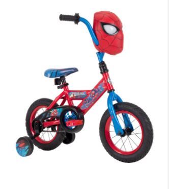 Photo 1 of 12" Marvel Spider-Man Sidewalk Bike for Boys, Red, by Huffy
