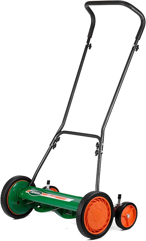 Photo 1 of Scotts Outdoor Power Tools 2000-20S 20-Inch 5-Blade Classic Push Reel Lawn Mower, Green
