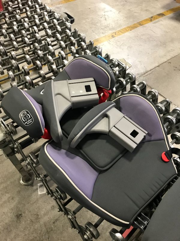 Photo 3 of Graco Affix High Back Booster Car Seat, Grapeade