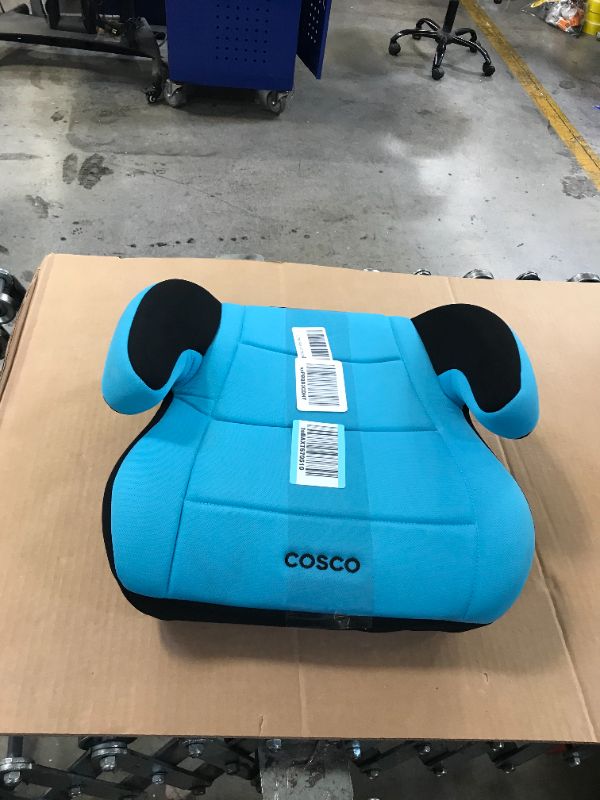 Photo 3 of Cosco Topside Booster Car Seat - Easy to Move, Lightweight Design (Turquoise)
