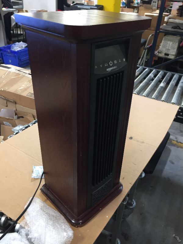 Photo 5 of Mainstays Infrared Quartz Wood Pedestal 1500W Heater,Indoor,Light Wood Finish,DF1903
