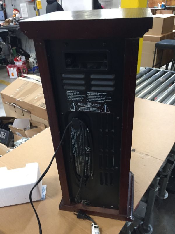 Photo 1 of Mainstays Infrared Quartz Wood Pedestal 1500W Heater,Indoor,Light Wood Finish,DF1903
