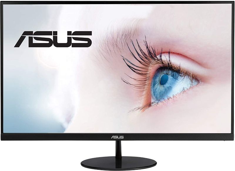 Photo 1 of ASUS VL249HE 23.8” Eye Care Monitor, 1080P Full HD, 75Hz, IPS, Adaptive-Sync/FreeSync, Eye Care, HDMI VGA, Frameless Slim Design, VESA Wall Mountable
