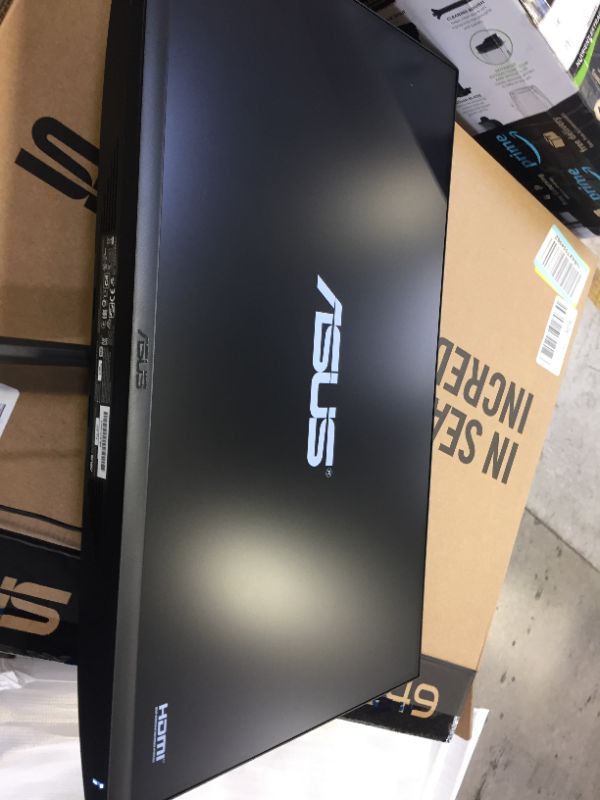 Photo 4 of ASUS VL249HE 23.8” Eye Care Monitor, 1080P Full HD, 75Hz, IPS, Adaptive-Sync/FreeSync, Eye Care, HDMI VGA, Frameless Slim Design, VESA Wall Mountable
