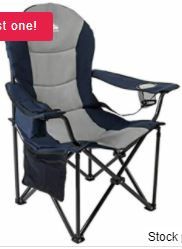 Photo 1 of Coastrail Outdoor Camping Chair With Lumbar Back Support Oversized Padded Lawn
