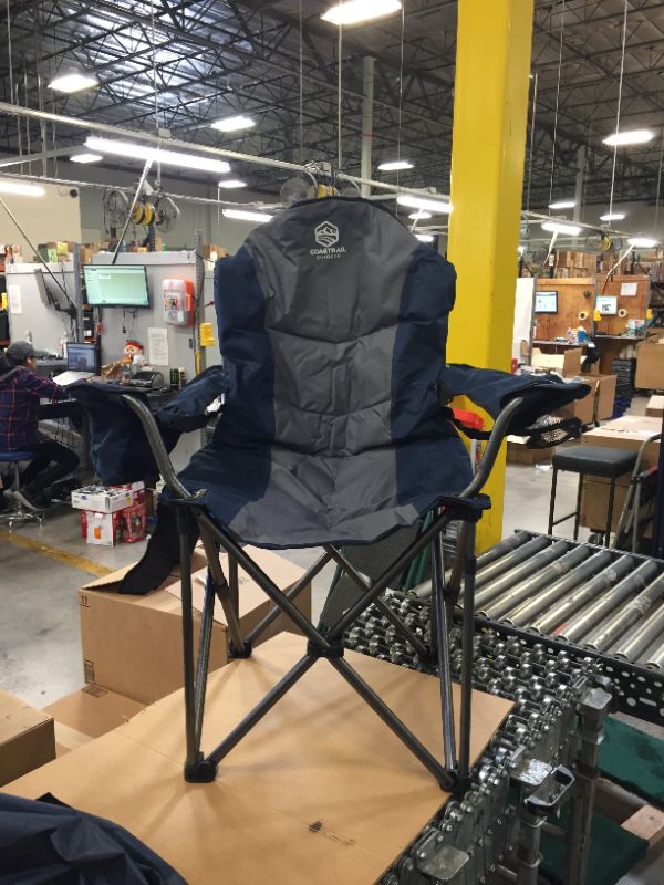 Photo 2 of Coastrail Outdoor Camping Chair With Lumbar Back Support Oversized Padded Lawn
