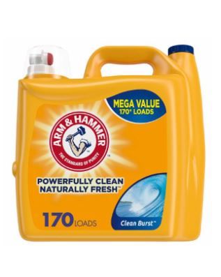 Photo 1 of Arm & Hammer Clean Burst, 170 Loads Liquid Laundry Detergent, 255 Fl oz
