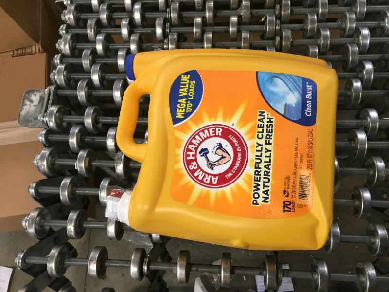 Photo 2 of Arm & Hammer Clean Burst, 170 Loads Liquid Laundry Detergent, 255 Fl oz
