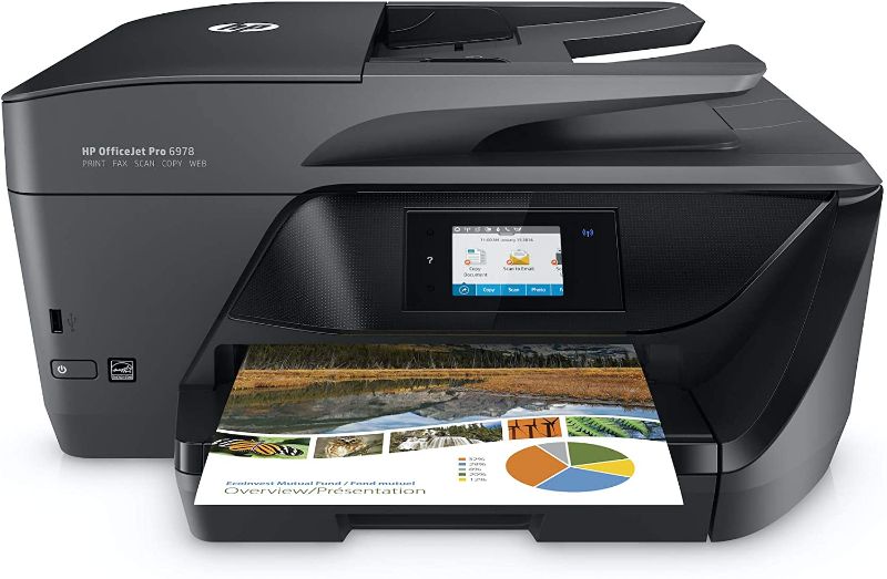 Photo 1 of HP OfficeJet Pro 6978 All-in-One Wireless Printer, HP Instant Ink, Works with Alexa (T0F29A)
