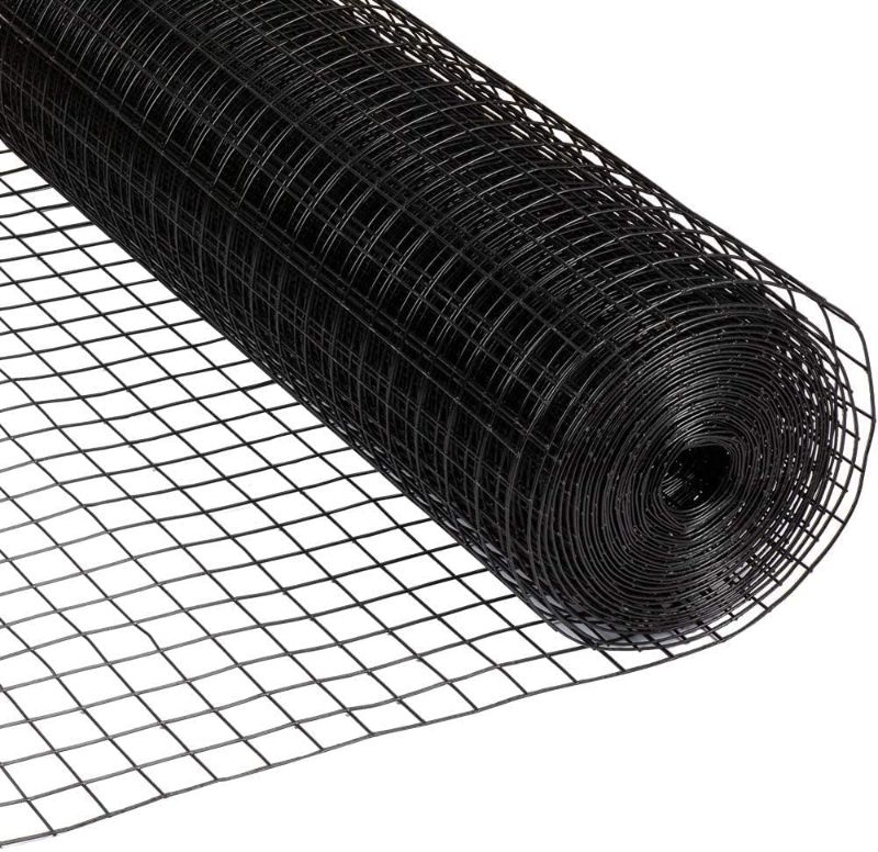 Photo 4 of  BLACK Coated plastic Wire Mesh Size 1 -  2 inch (8 ft. L  x 100 ft.)
