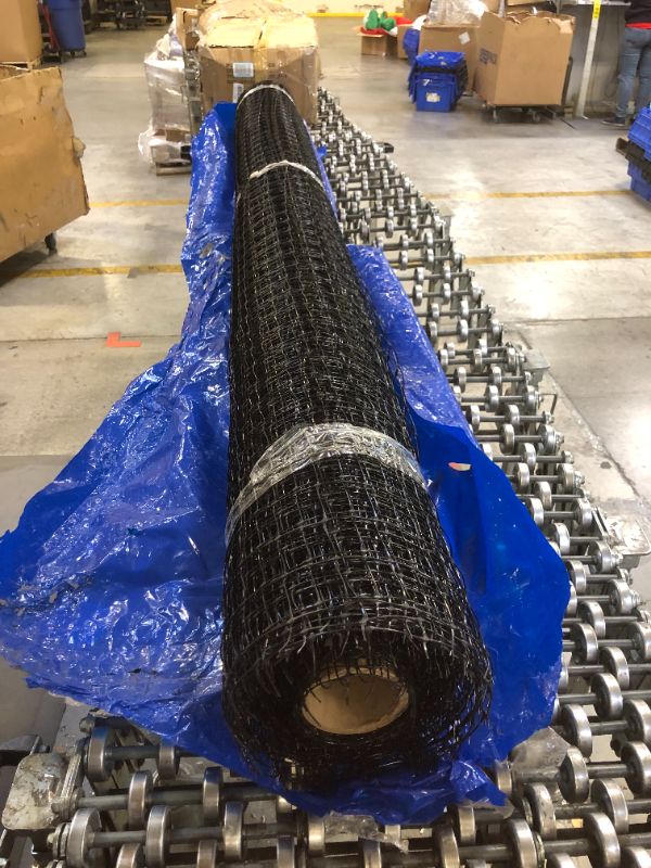 Photo 1 of  BLACK Coated plastic Wire Mesh Size 1 -  2 inch (8 ft. L  x 100 ft.)
