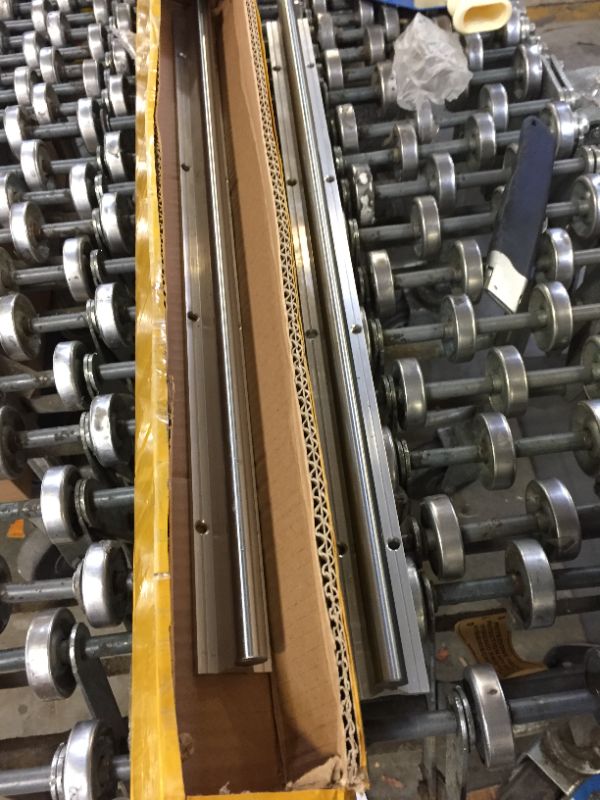 Photo 2 of 2Pcs SBR10 400mm Linear Rail Fully Support Linear Rail Shaft Guide + 4Pcs SBR10UU Bearing Block
