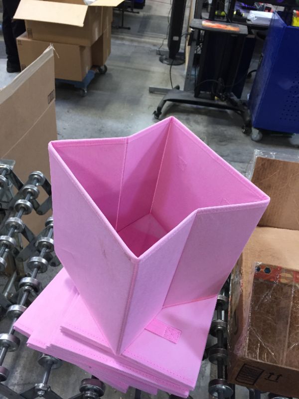 Photo 2 of 6 pink foldable shoe boxes 