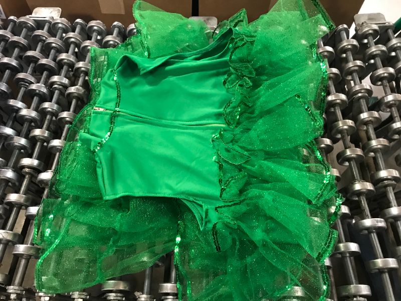 Photo 1 of 5T little girls costume green dress  