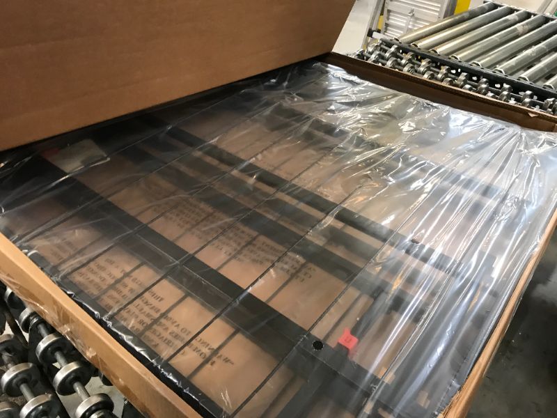 Photo 1 of Amazon Basics Foldable, 14" Black Metal Platform Bed Frame with Tool-Free Assembly, No Box Spring Needed - Twin

