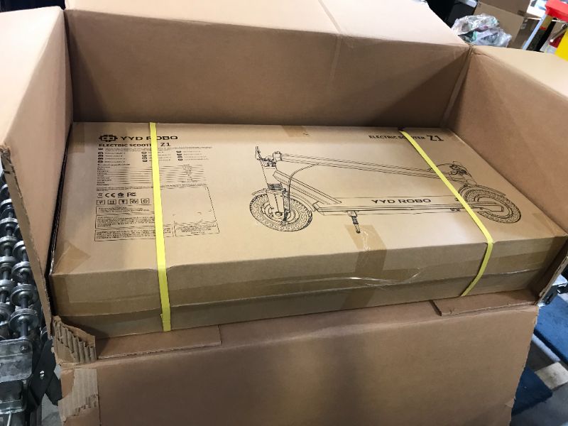 Photo 4 of YYD ROBO Electric Kick Scooter 350W Powerful Motor Max Speed 19mph for Adults, Long-Range Battery,Folding Commuter Scooters--- brand new sealed ---Opened for Pictures 
