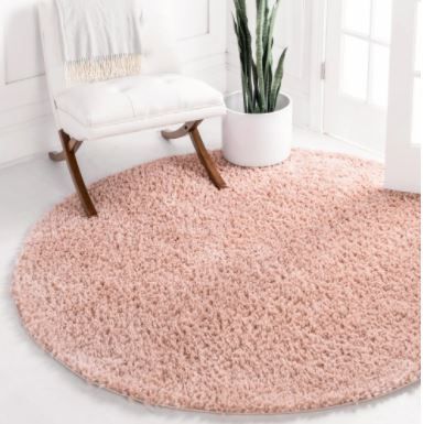 Photo 1 of 3'  x 3'  Zermatt Shag Round Rug
